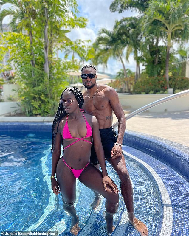 The Olympic 100m champion is in a relationship with Bromfield, who is competing in the 400m in Paris