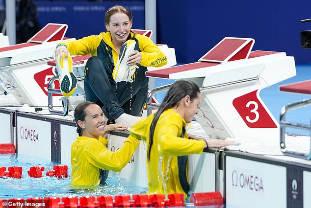 Australia had its third-best catch in an Olympic pool at the Paris Games - and the green and gold stars went wild as the competitive portion of their Games drew to a close