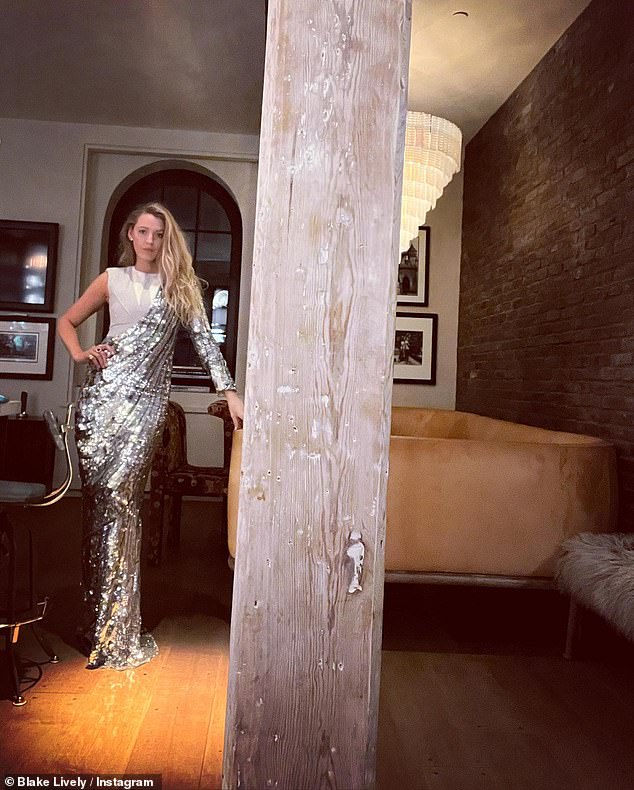 Lively was spotted at the New York home ahead of the 2022 Met Gala