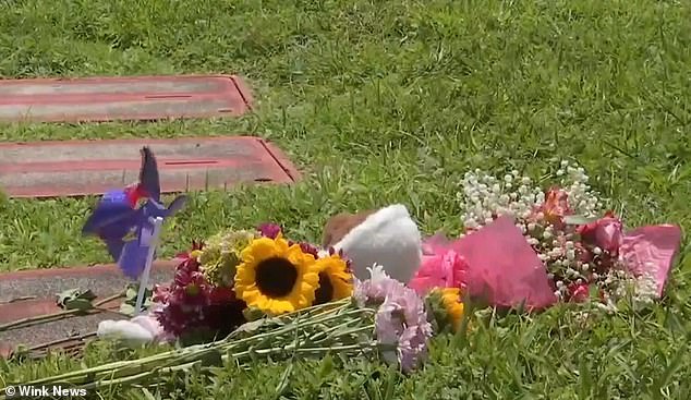 A memorial has been erected along the stretch of road where she was hit as Cape Coral police continue to investigate the disaster area