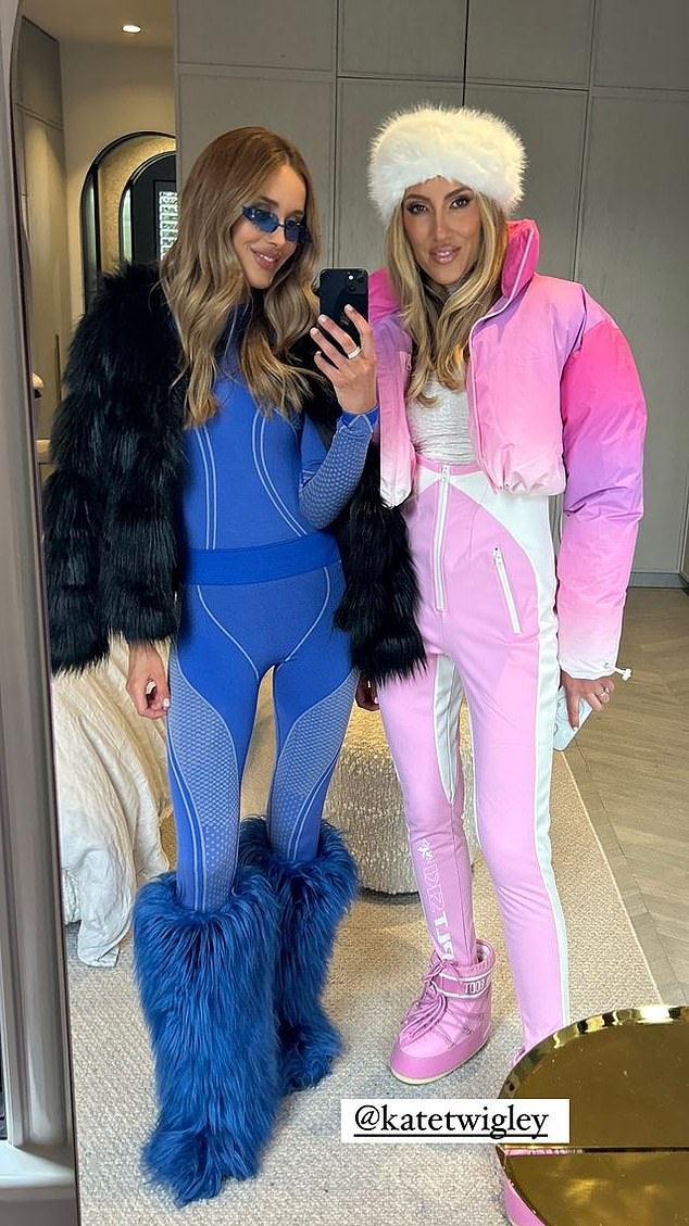 Melbourne socialites swapped their glamorous ski chalet looks for cocktail dresses after partying with Yummy Mummies' Lorinska for her 40th birthday