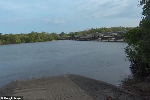 A monstrous male crocodile lives in a section of the Annan River known as 'Crocodile Bend'