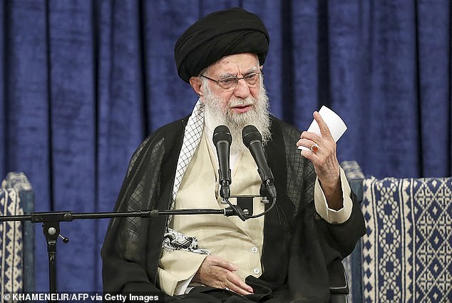 Iran's Supreme Leader Ayatollah Ali Khamenei (pictured) is poised to attack Israel soon