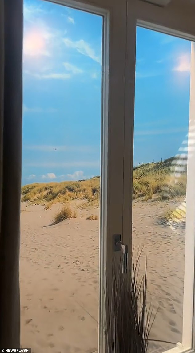 The influencer thought the room in Westerland, on the German North Sea island of Sylt, would be perfect for her weekend getaway