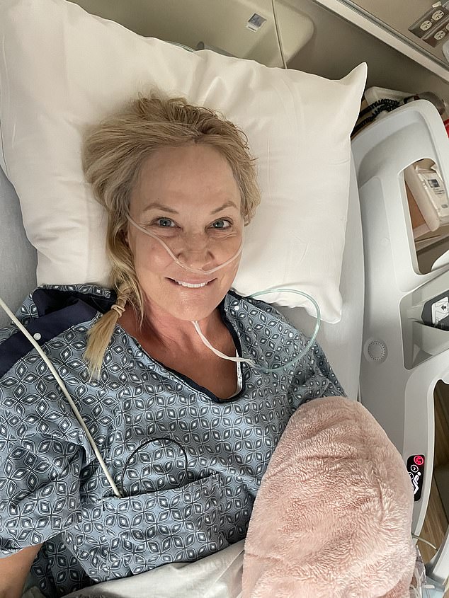 While she was receiving immunotherapy three years ago, her immune system attacked itself, messing up her liver and kidneys. She was hospitalized for two months