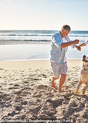 Gloucestershire-based vet Dr Rebecca MacMillan and UK pet sitting platform TrustedHousesitters reveal six beach hazards that could harm your dog (Stock Photo)