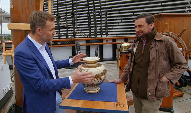 The guest told the Dundee expert on the RRS Discovery in Sunday's episode that he had inherited it from someone very dear to him and that he was emotional remembering his owner