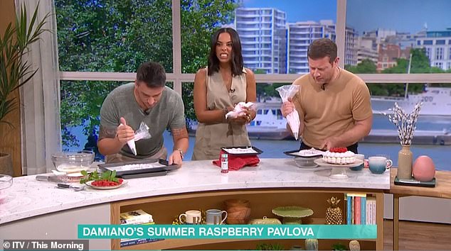 Her latest podcast appearance comes after Rochelle jokingly shouted at producers to 'get the camera off her' during a failed cooking segment on This Morning