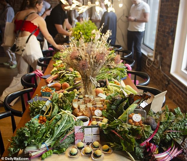 During the lavish party, which was hosted by DIG marketing expert Kayt Bennett, guests were welcomed with a table full of delicious appetizers