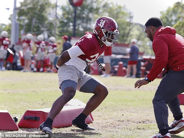 Howard transferred from Alabama - where he was a walk-on - to North Carolina Central