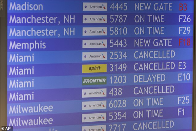 Hurricane Debby is causing travel hell for millions of Americans as more than 2,000 flights are grounded by the deadly storm