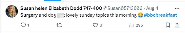 But the clip left viewers shocked by the scenes that many found too graphic for the morning news and fans took to X to voice their opinions