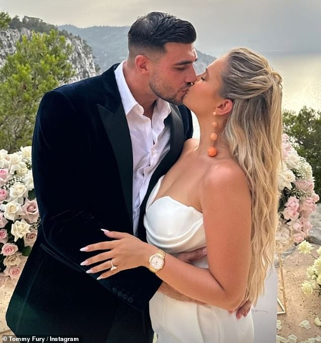 An example of an extravagant engagement is that between Tommy Fury and Molly-Mae Hague, after the boxer popped the question on a picturesque cliff covered in rose petals in Ibiza last summer.