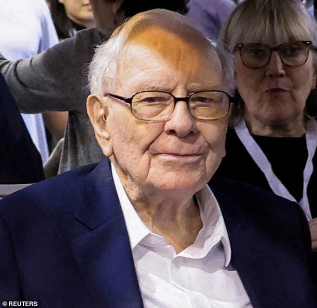 Apple's share price also fell after billionaire investor Warren Buffett cut his stake in the iPhone maker by more than $50 billion (£39 billion)