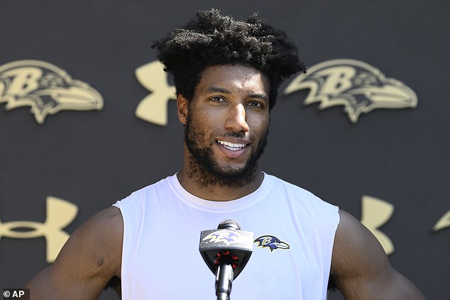 Ravens cornerback Marlon Humphrey condemned the sporting gesture on social media