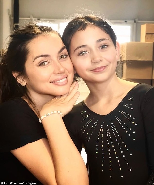 John Wick Presents: Ballerina stars Ana de Armas (left, pictured July 18) and 11-year-old Victoria Comte (right) as vengeful dancer Rooney, previously played by Unity Phelan in John Wick: Chapter 3 – Parabellum