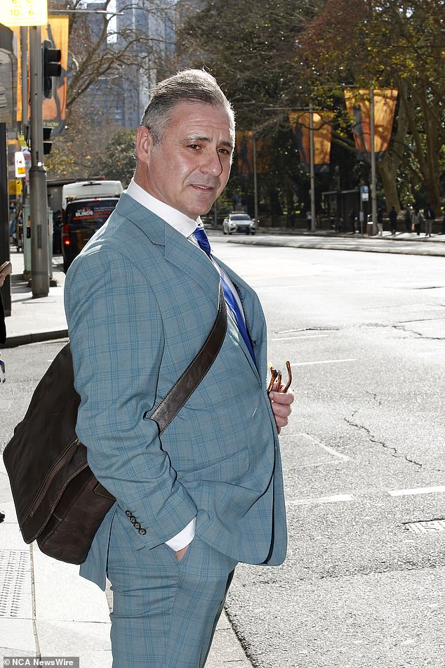 Andrew O'Keefe leaves Downing Centre Court after being sentenced to 12 months conditional discharge after pleading guilty to driving while licence suspended. Photo: NewsWire/John Appleyard