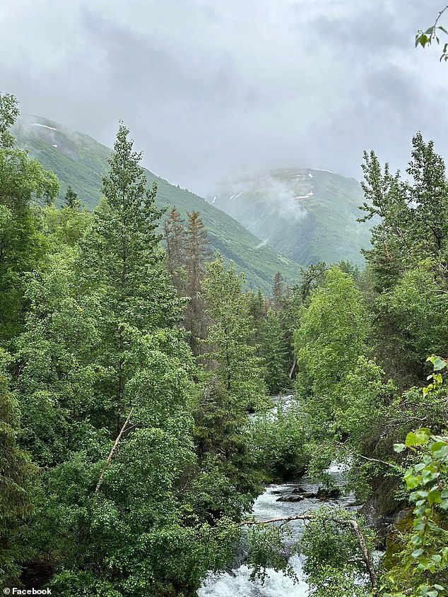 In a heartbreaking final post on Facebook, David shared photos of the Alaskan landscape