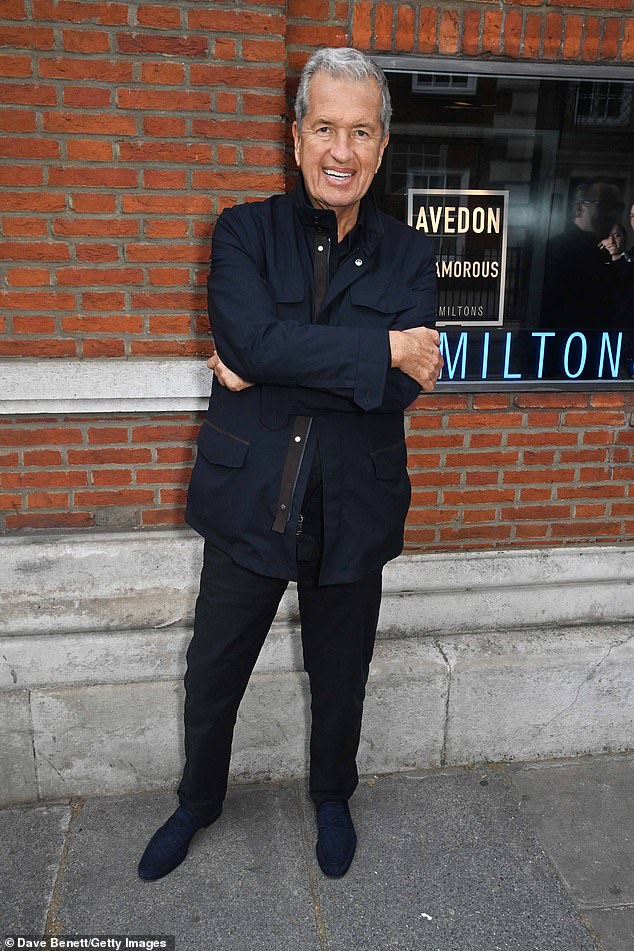 Mario Testino, pictured in London in May 2023