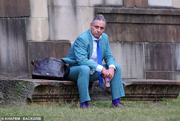 O'Keefe, 52, appeared dejected as he stopped to rest on a stone bench in a park in Paddington in the city's eastern suburbs