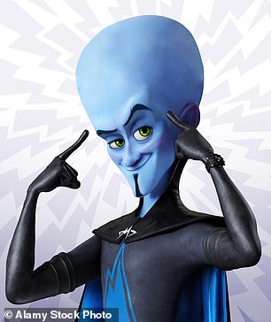 Megamind, an animated character from the 2010 film of the same name