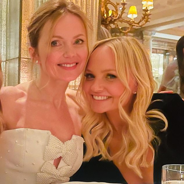 Emma Bunton also shared a public happy birthday wish to her girlfriend on Tuesday, posting a gallery of recent snaps of them together