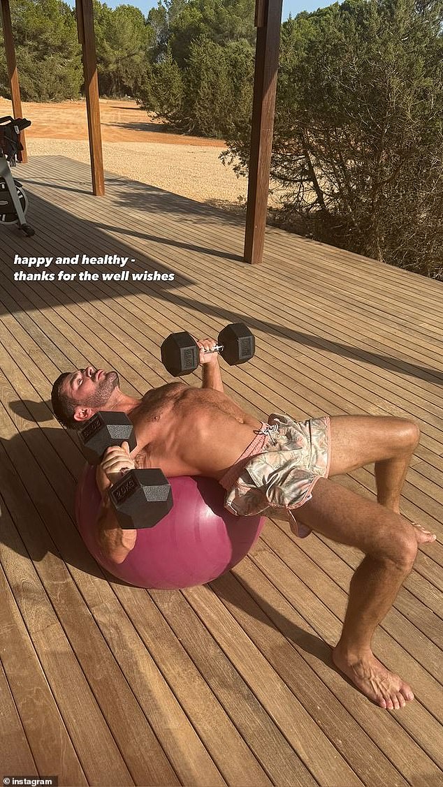 Zac has been open about his struggles over the past two decades and addressed the reports about his health head-on this weekend by sharing an Instagram photo of himself working out.