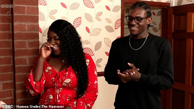 She didn't even attend the auction where the house was bought, because of an important meeting, and she laughed as she admitted that Jeremiah had gone £15,000 over budget