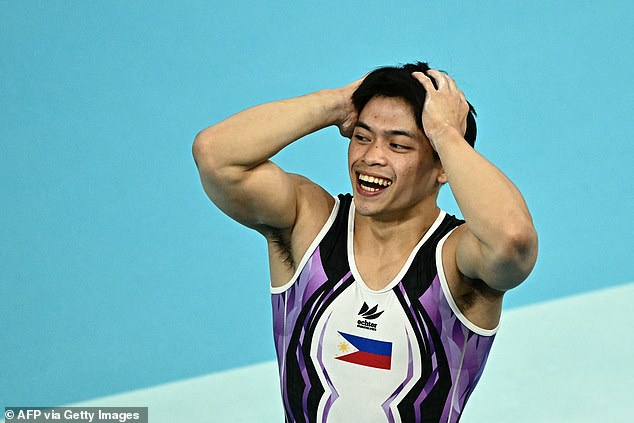 The gymnast won two gold medals for his country at the Paris Games