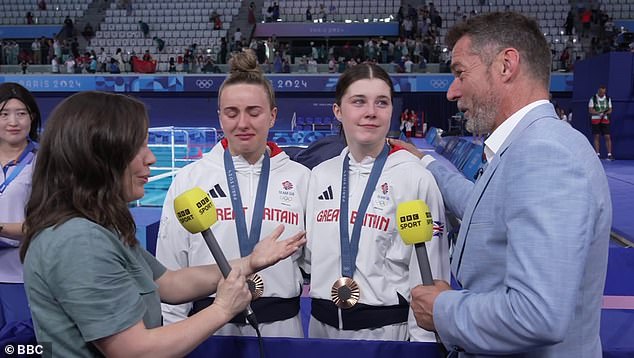 Andrea (second from right) is the daughter of First Dates presenter Fred Sirieix (right)