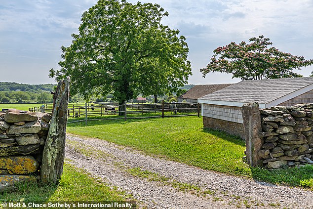 “Ideally located near Fogland Beaches, Tiverton Four Corners and Little Compton, Fogland Farm,” the listing says, the home offers “a unique opportunity to own a piece of New England heritage.”