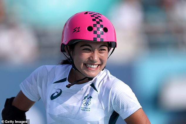 The skateboarder is now the youngest Olympic medalist in Australian history