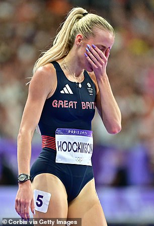 Hodgkinson improved on her silver from Tokyo to win gold in Paris