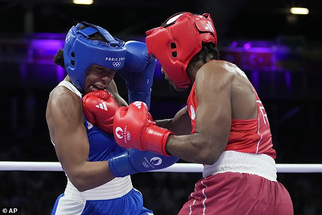 The significance of her victory in the quarter-finals of the 75 kg class only became clear to her when she entered the mixed zone, where journalists were crowding to ask their questions.