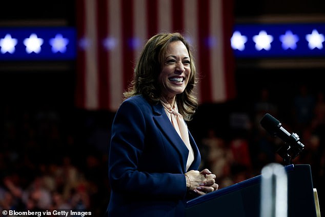 Kamala Harris held a 53 percent lead over her Republican opponent compared to 39 percent in New York as a whole, as she benefits from a surge in polling results since President Biden withdrew from the race.