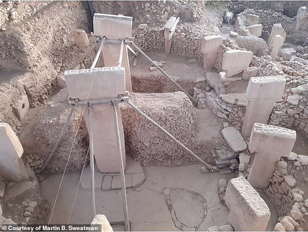 The researchers discovered the solar calendar on pillars at a 12,000-year-old archaeological site (photo)