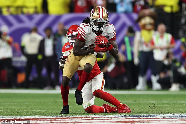 Aiyuk was crucial to the 49ers' offense last season and played in Super Bowl LVIII in Vegas