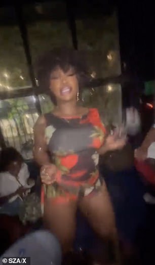 SZA (born Solána Imani Rowe) then posted a video of herself dancing provocatively