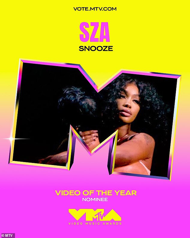 For her 2022 hit single Snooze, SZA, who doesn't play an instrument, scored nominations for video of the year and best R&B at the fan-voted ceremony