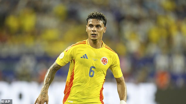 Richard Rios (pictured) appears to have caught United's attention after his performances at the Copa America