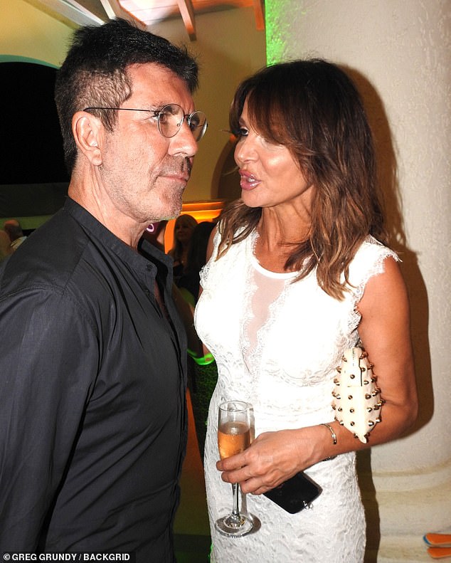 During Lizzie's latest interview, she revealed that she first met her now good friend Simon Cowell when he caught her using the VIP toilet at Cipriani's (pictured in 2019)