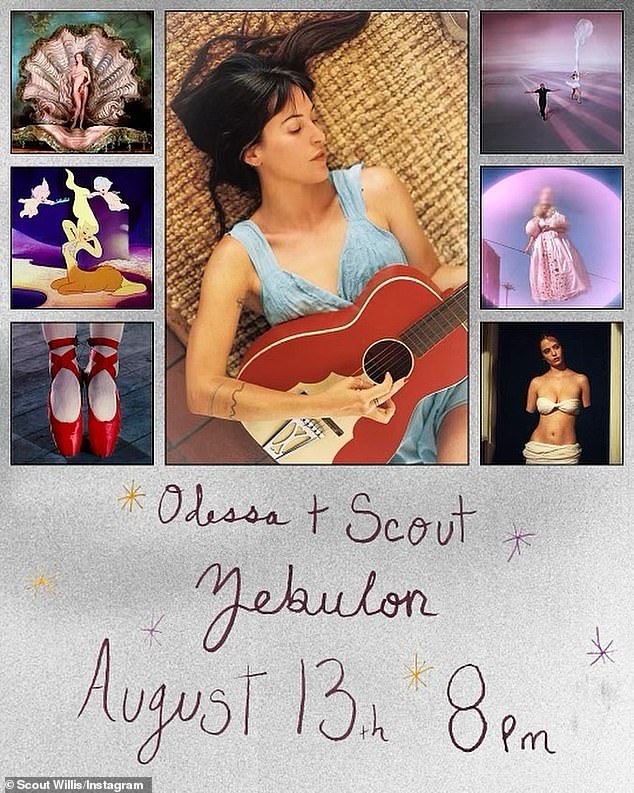 Scout released her new single Over and Over on Monday and will perform live at Zebulon in Los Angeles on August 13, along with Odessa Jorgensen.