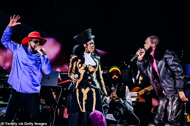 The music collective on stage at the Global Citizen Festival in New York City on September 23, 2023