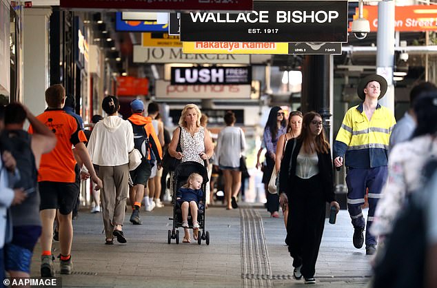 But the $1.09 million superannuated woman who has worked for the Reserve Bank since 1985 said she understood what it was like to get into financial trouble (pictured is Brisbane's Queen Street Mall)