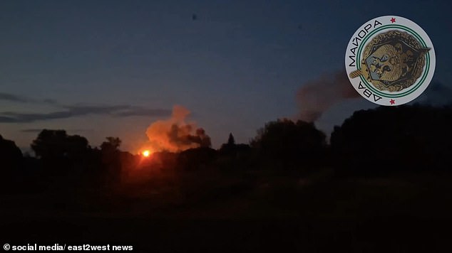 Smoke rises over the Kursk border region as Russia claims Ukraine carried out attack