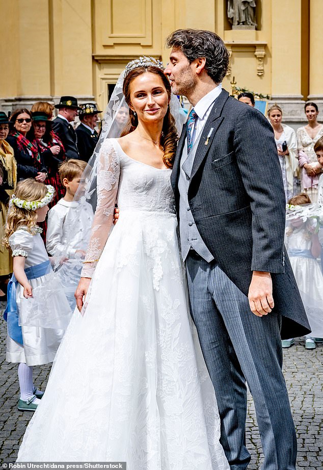 Prince Ludwig of Bavaria, Sophie-Alexandra Evekink in St. Kajetan (Theatinerkirche) in Munich