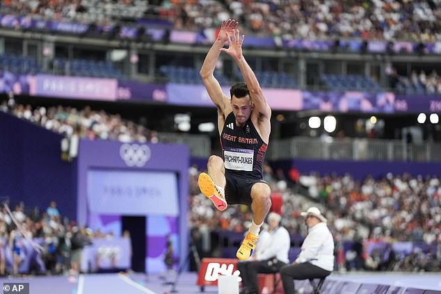 The Harrogate-born athlete was just six centimetres off his personal best at Stade de France