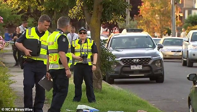 Neighbors provided first aid at the scene of the accident before police arrived