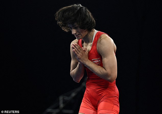 Phogat was disqualified from India's first women's 50kg wrestling final for being 150 grams overweight