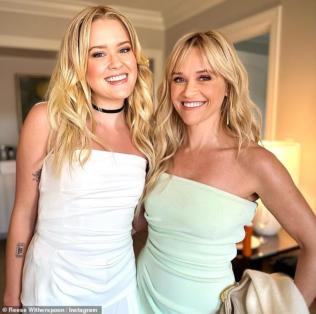 At the time of their wedding, Reese was already pregnant with her and Ryan's daughter Ava, who celebrated her 24th birthday late last year